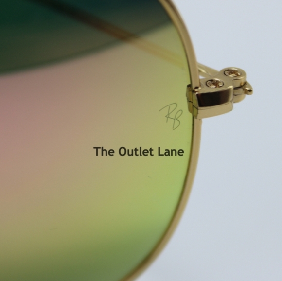 Model Display RayBan Aviator Copper Mirror RB3025 Pink - Picture 12 of 16